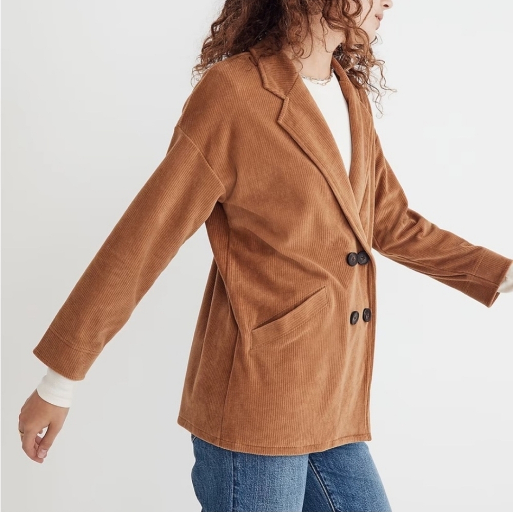 MADEWELL Redford Corduroy Knit Blazer - Picture 4 of 9